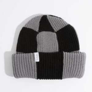 The Frena Baggy Thick Knit Cuff Beanie